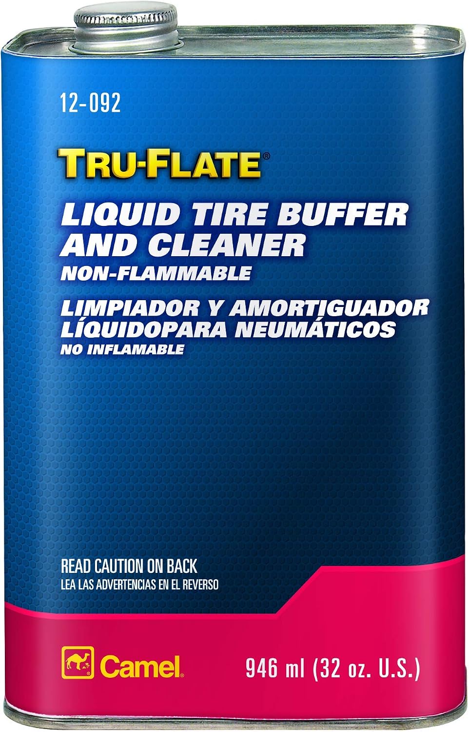 Tru-Flate 12-092 Liquid Buffer Cleaner Quart Can