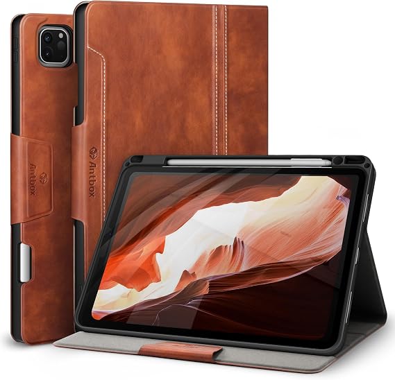Antbox Case for iPad Pro 11 inch 4th/3rd/2nd/1st Generation, Brown