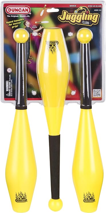 Duncan Toys Juggling Clubs, [3-Pack] Colors May Vary