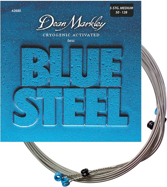 Dean Markley 2680 (.050 - .128) Blue Steel Bass MED-5 String