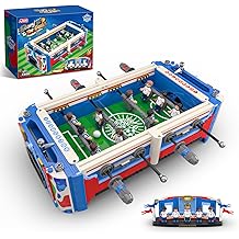 Soccer Match Trophy Football Table Building Set, World Cup Theme Construction Toy, Collectible Display for Kids Ages 8+