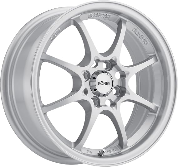Konig Helium Silver Wheel (15x6.5"/4x100mm)