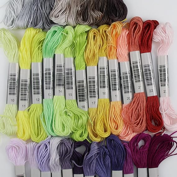 KCS 35 skeins Cross Stitch Floss Embroidery Threads