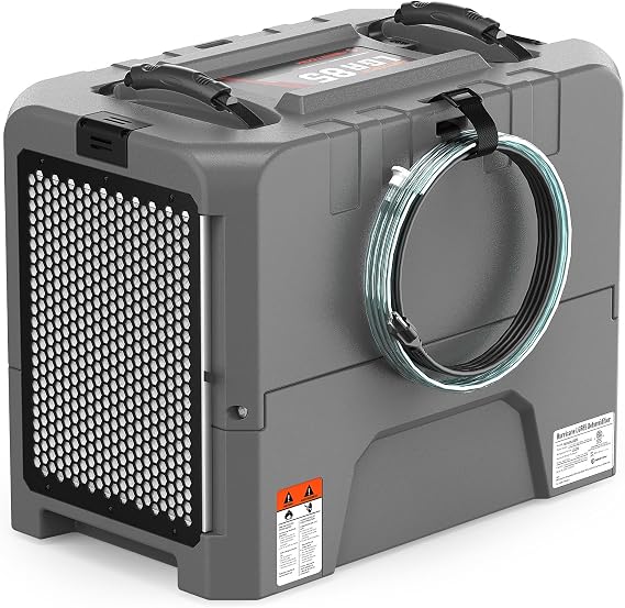 LGR85 180 Pints Commercial Dehumidifier with Pump for Basement & Warehouse