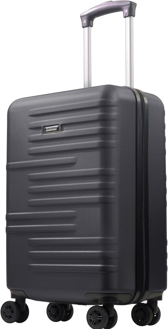 American Dreamliner 22.5 Inch Carry On Luggage, Black