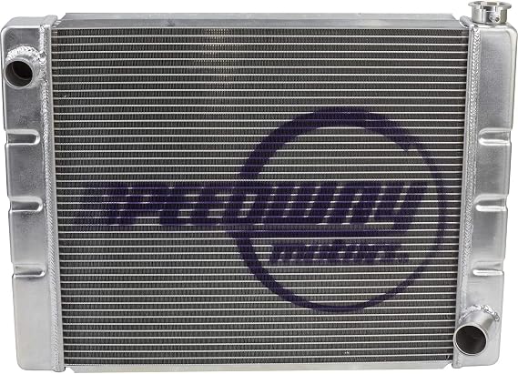 Speedway Motors Chevrolet SBC/BBC Universal Lightweight Aluminum Radiator, 22 Inch Width, Premium Performance with Maximum Cooling, Easy Installation to any Build