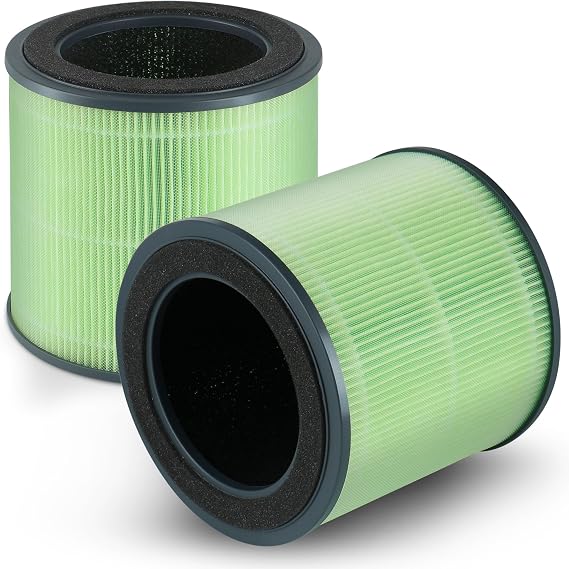 2 Pack Replacement Filter, Compatible with TEC.Bean JH50G-M Air Cleaner Purifier, Homvana H201 and A Aromacare Purifier