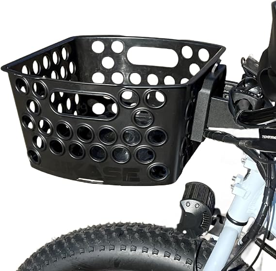 Bikase Ebike Basket Front mounting for Shopping, Commuting, Pet