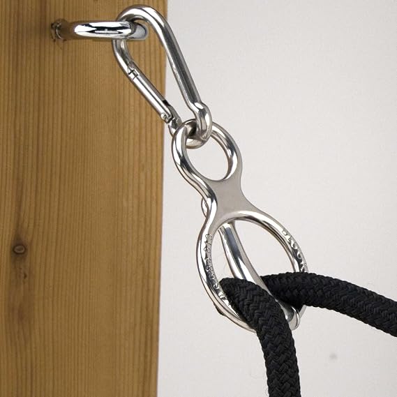 Blocker Tie Ring II | Chrome Plated, Mag-Loc Feature, Quick Snap Included, Mounts on Hitch Rails