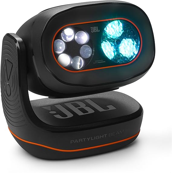 JBL PartyLight Beam Party Light Bluetooth Projection - Black