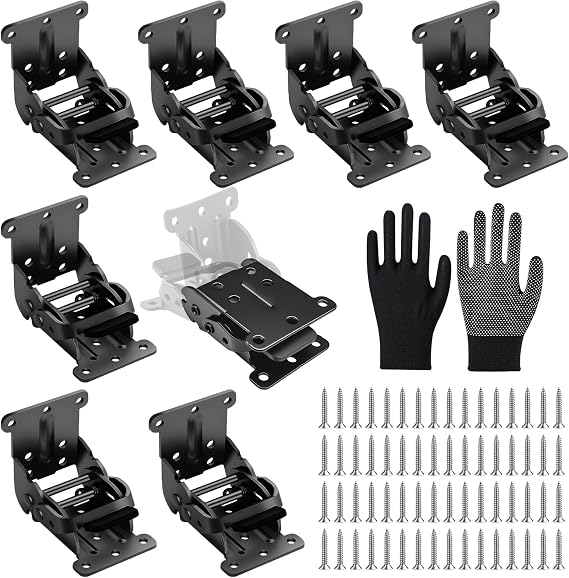Folding Hinges with Locking Hinges Table Legs Pack of 8