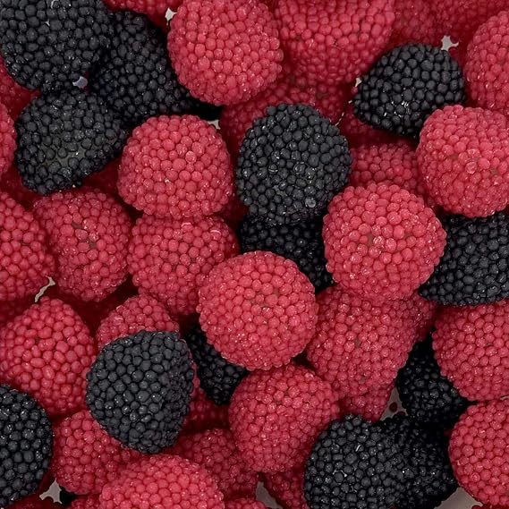 Black & Raspberry Berries 2kg Share Bag by The Gourmet Sweet Company