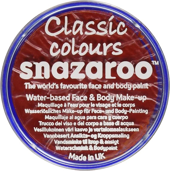 Reeves Snazaroo Face Paint, 18ml, Bright Red
