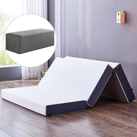 Inofia Folding Memory Foam Mattress Single with Storage Bag