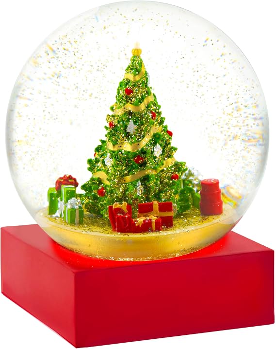 CoolSnowGlobes Holiday Tree Snow Globe