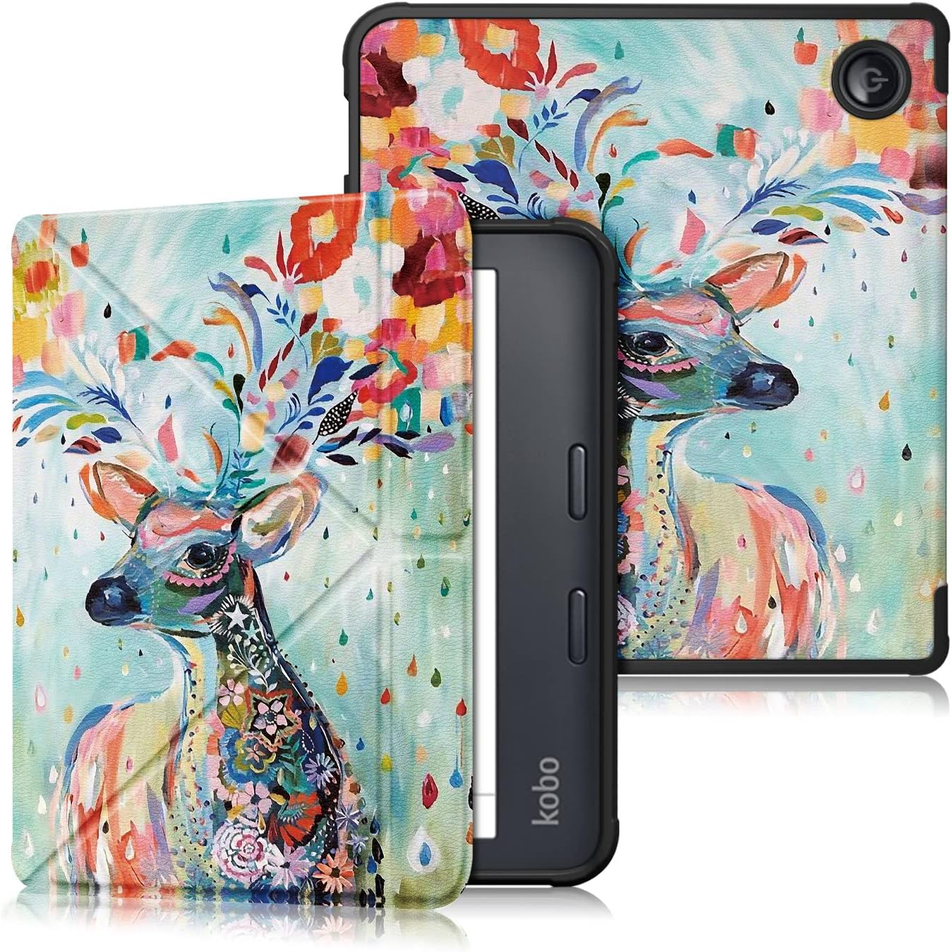 Sleep Cover Case for Kobo Libra 2 Magnetic Kobo Libra 2 Case Deer