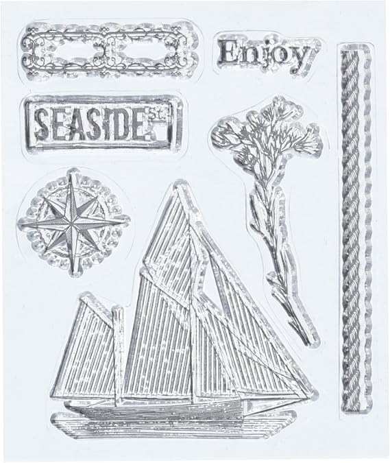 PRIMA MARKETING INC TBD(H)(C) Clear Stamp - SEASHORE1 655350572594