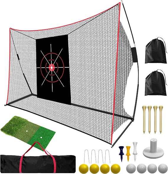 10 x 7 FT Golf Practice Net, Golf Driving Net for Backyard