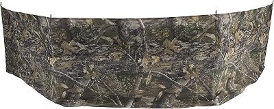 Allen Company Portable Ground Blind for Turkey and Deer Hunting - Outdoor Shooting Gear -  with Stakes for Easy Set Up - Realtree Edge Camo - 10 L x 27 H