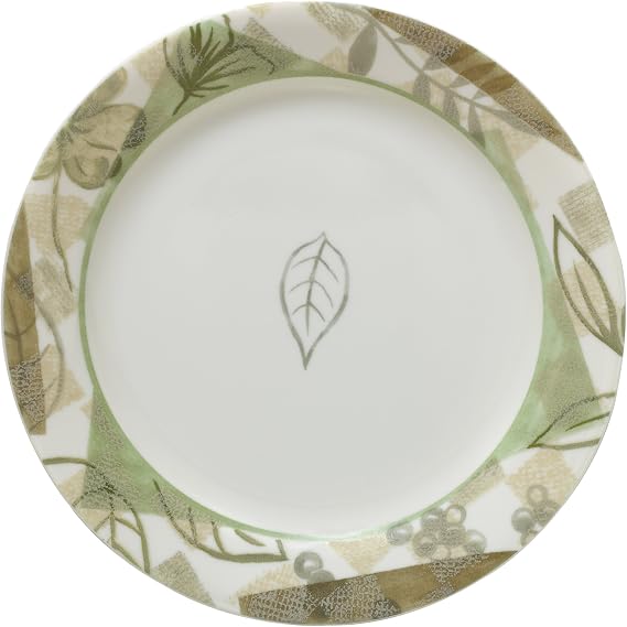 Corelle Impressions 7-1/4-Inch Salad/Dessert Plate, Textured Leaves