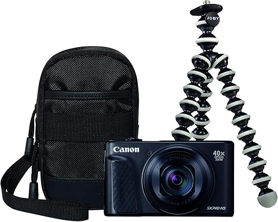 Canon Powershot SX740 HS Travel Kit Zwart