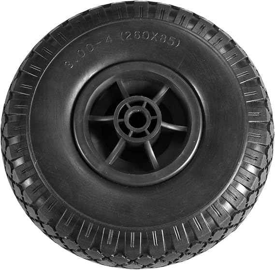 Liberty Garden Products No Flat Tire for Hose Cart-10" Black