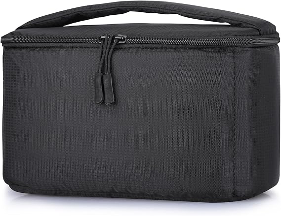 S-ZONE Padded Folding Camera Bag for DSLR SLR Camera TLR Sony Canon Nikon or Flash
