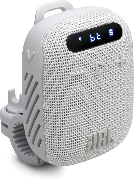 JBL Wind 3 FM Bluetooth Handlebar Speaker (Grey)