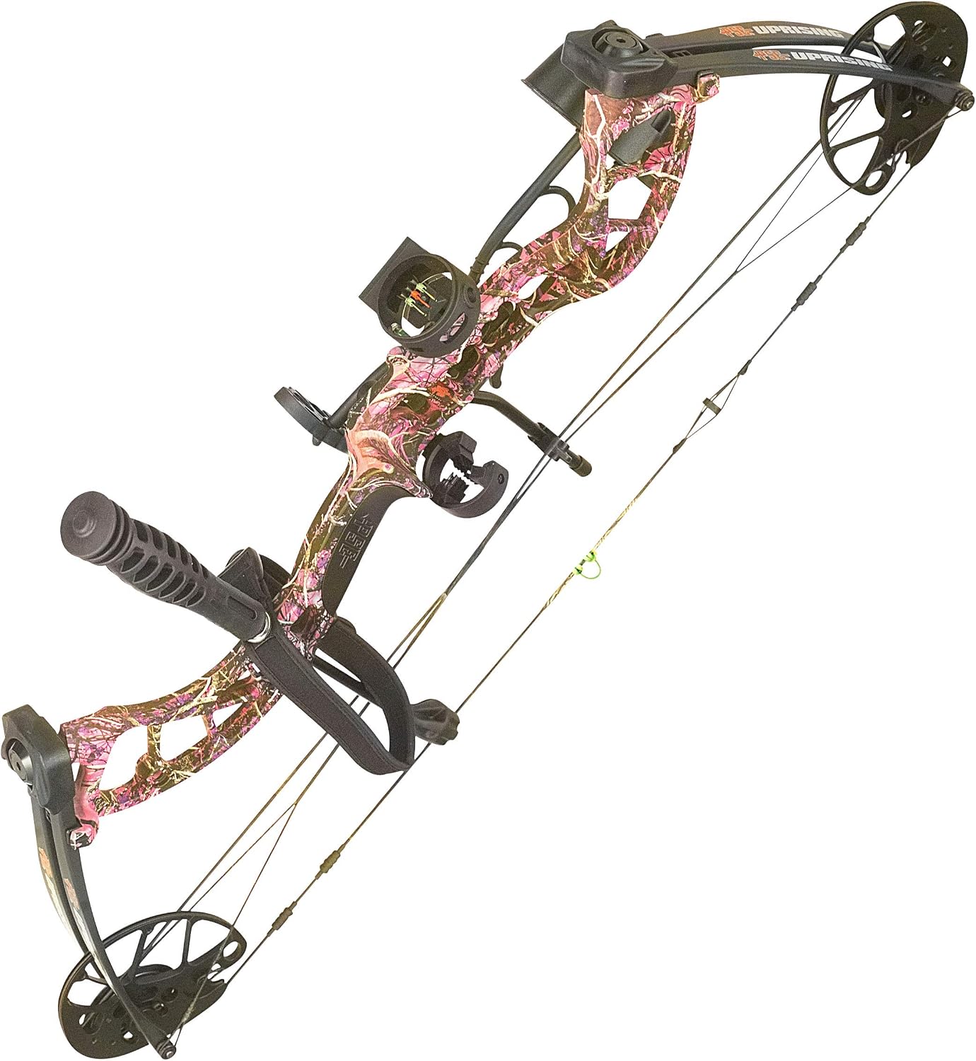 PSE ARCHERY Uprising Compound Bow Package for Adults, Kids & Beginners -Press Free Adjustment -Draw Range 14-30-Draw 15-80LB Pull -Up to 310 FPS