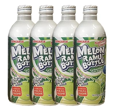 Ramune Melon Japanese Soda 4 Pack