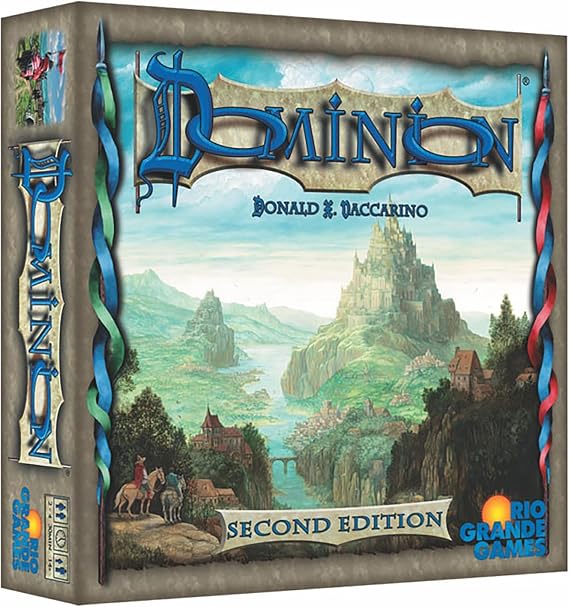 Rio Grande Games Dominion 2nd Edition Deck Building Strategy Card Game for 2-4 Players, Ages 13 Plus