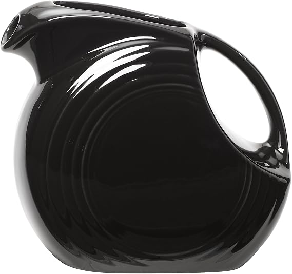 Fiesta 67-1/4-Ounce Large Disk Pitcher, Black