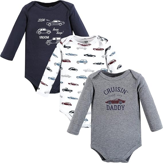 Hudson Baby Unisex Baby Holiday Cotton Bodysuits