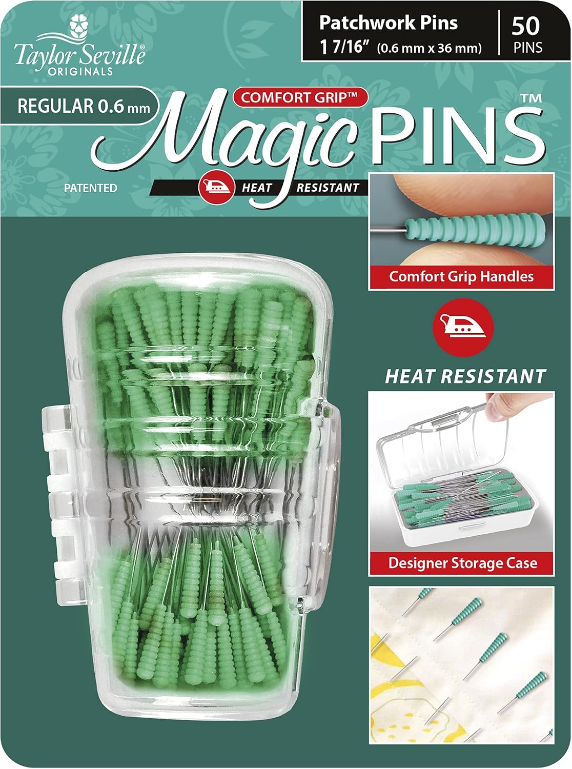 Taylor Seville Magic Pins Patchwork Regular 50pc