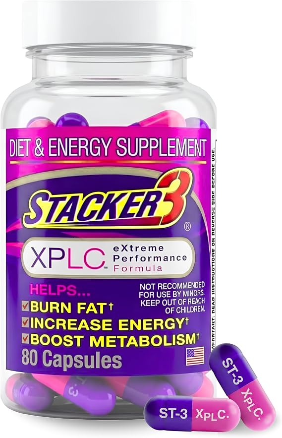 Stacker 3 XPLC by NVE Pharmaceuticals, 80 Capsules