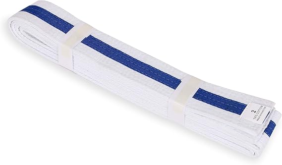 Knockout Fight Gear Martial Arts Karate Belts for Jitsu Uniform with 9 Rows of Stitching Suitable for MMA Judo Taekwondo & Kunfu Sports