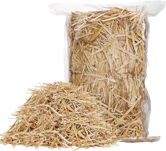 Acostop Natural Dry Wheat Straw for Garden Mulch Stray Cats Dogs Shelter