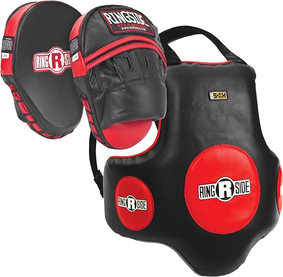 Ringside Boxing Coach Bundle: Panther Punch Mitts & Body Protector