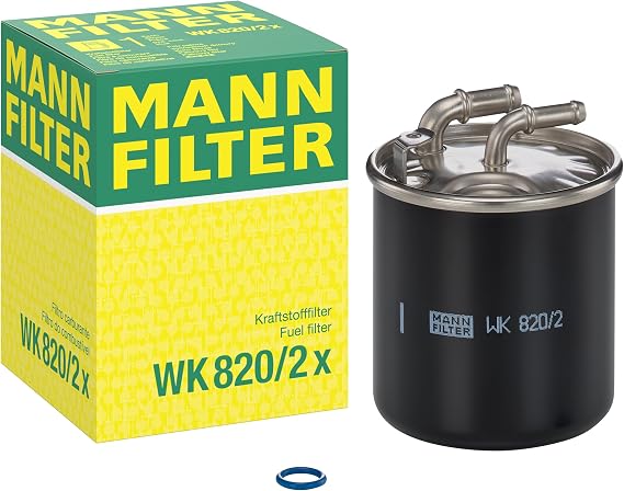 MANN-FILTER WK 820/2 x Fuel Filter Compatible With Select Mercedes-Benz Sprinter Models With MANN+HUMMEL Filtration System Without Auxiliary Fuel Heater