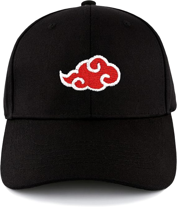 Roffatide Anime Naruto Baseball Cap Adjustable Dad Hat Low Profile Snapback Hat Embroidered Cotton Curved Brim Golf Hat
