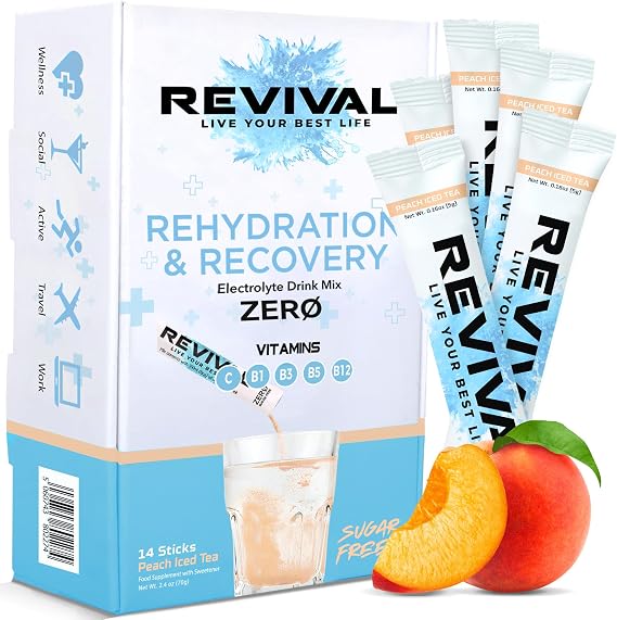Revival Zero Rapid Rehydration Electrolytes Powder | Sugar Free Hydration