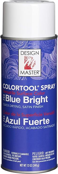 Design Master 744 Spray Paint, Blue Bright