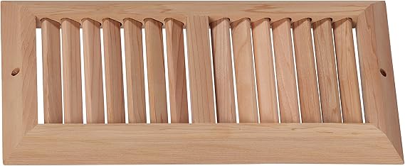 Cedar Sauna Air Vent Grill, Sauna Room Accessories 5'' x 11 1/2''