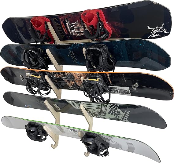 Pro Board Racks THE LIFTY Snowboard Wall Rack (Holds 5)