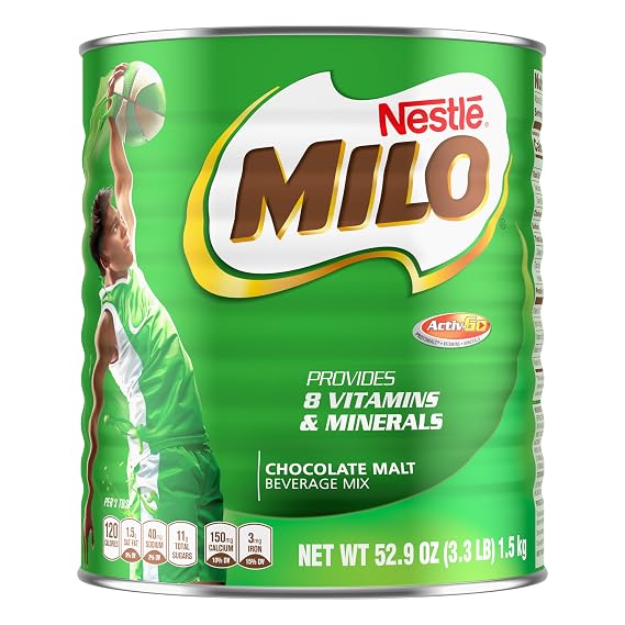Milo Chocolate Malt Beverage Mix, 3.3 lb Can
