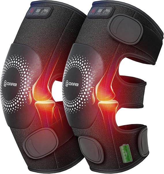 COMFIER FSA Eligible Items, Cordless Knee Massager with Graphene Heat