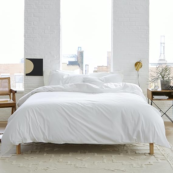 Brooklinen Sateen Pillowcase Set Hotel-Quality Luxury - Twin, White