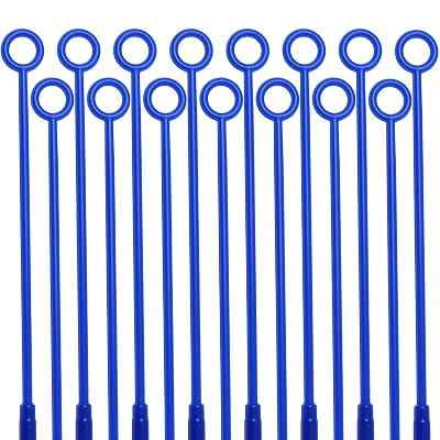 MEETOOT 100pcs 10ul Sampling Rod Disposable Inoculating Loop Individually Aseptic Package