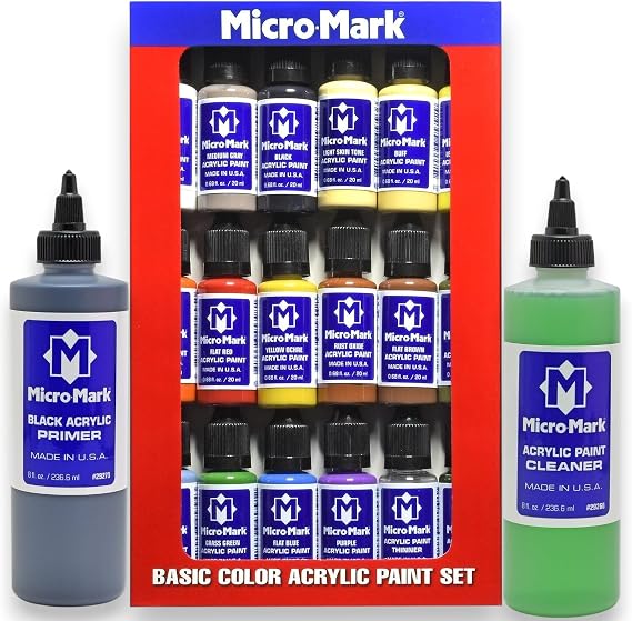 Micro-Mark Paint, Primer & Cleaner Super Value Package