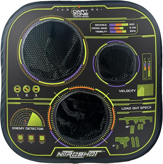 Dart Zone Nitroshot+ Pop-Up Target for Foam Dart Blasters